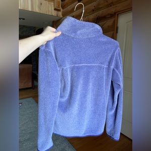 Fuzzy Purple Patagonia pullover SIZE M